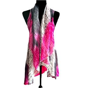 PINK OPEN SHAWL STYLE 101